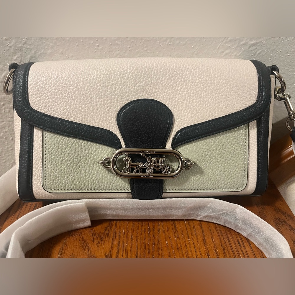 NWT Coach Jade Shoulder Bag in Colorblock 2341 - Picture 2 of 12
